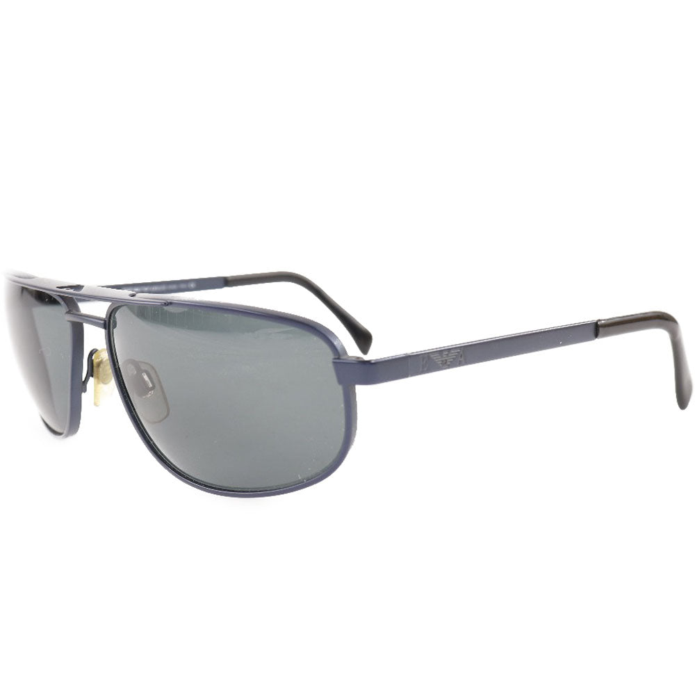 Emporio Armani Logo Sunglasses Black Metal