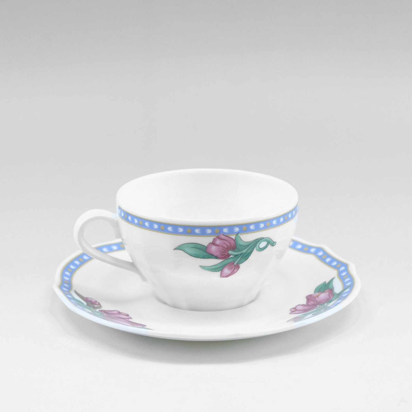 Richard Ginori Pink Tulip Cup & Saucer