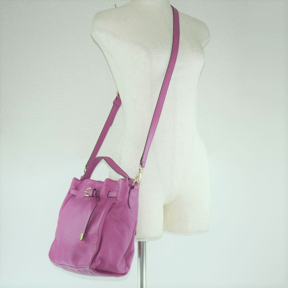 COLE HAAN 2WAY Shoulder Handbag Purple