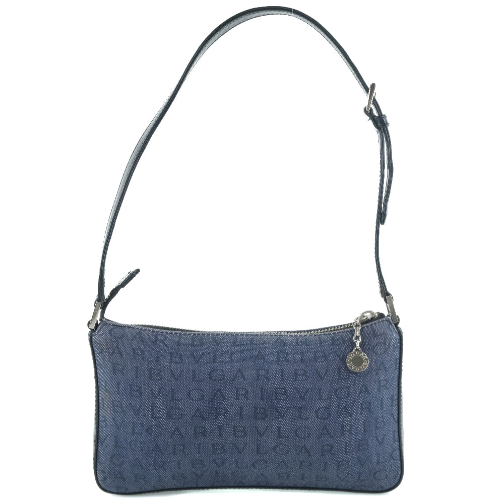 Bvlgari Denim Leather Shoulder Bag