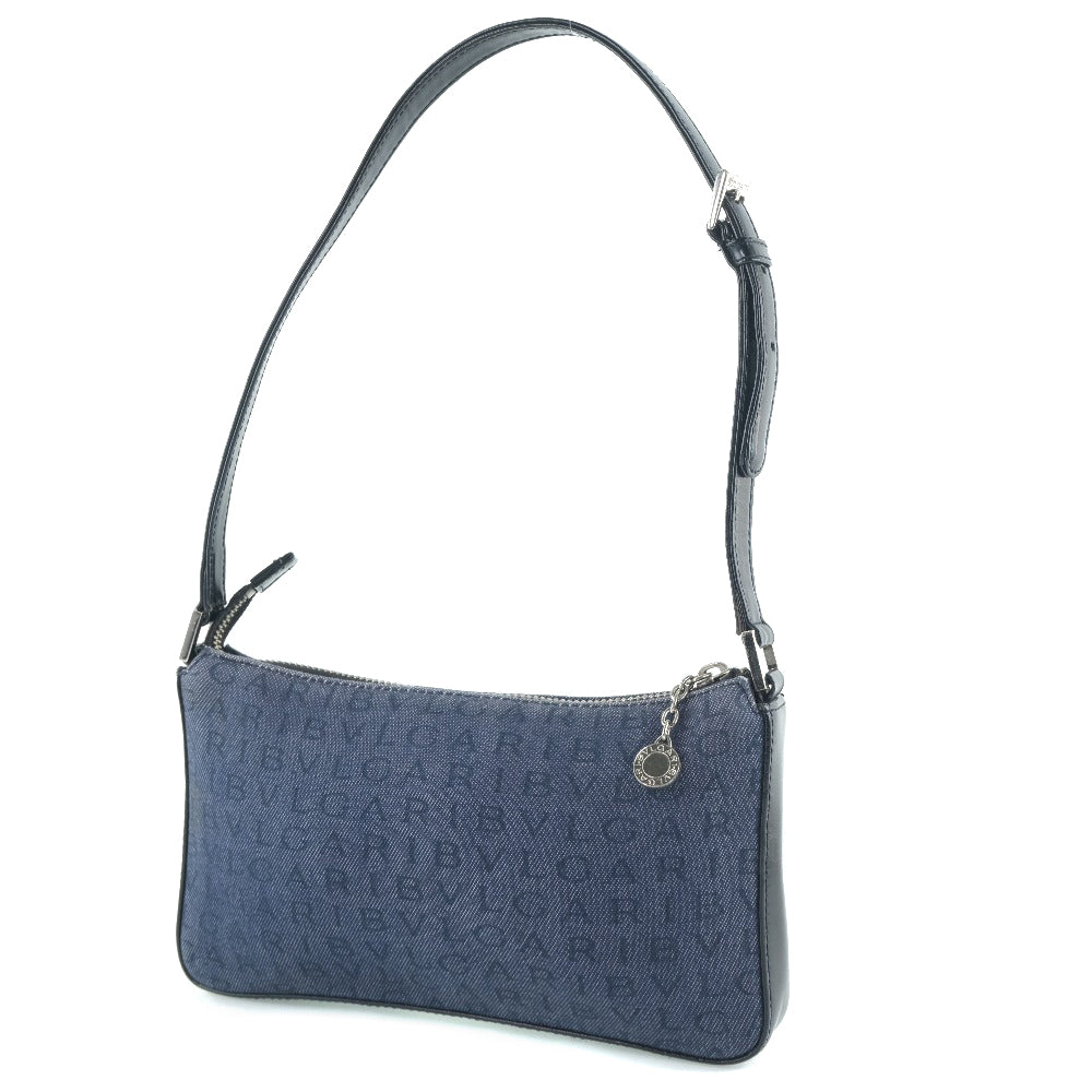 Bvlgari Denim Leather Shoulder Bag