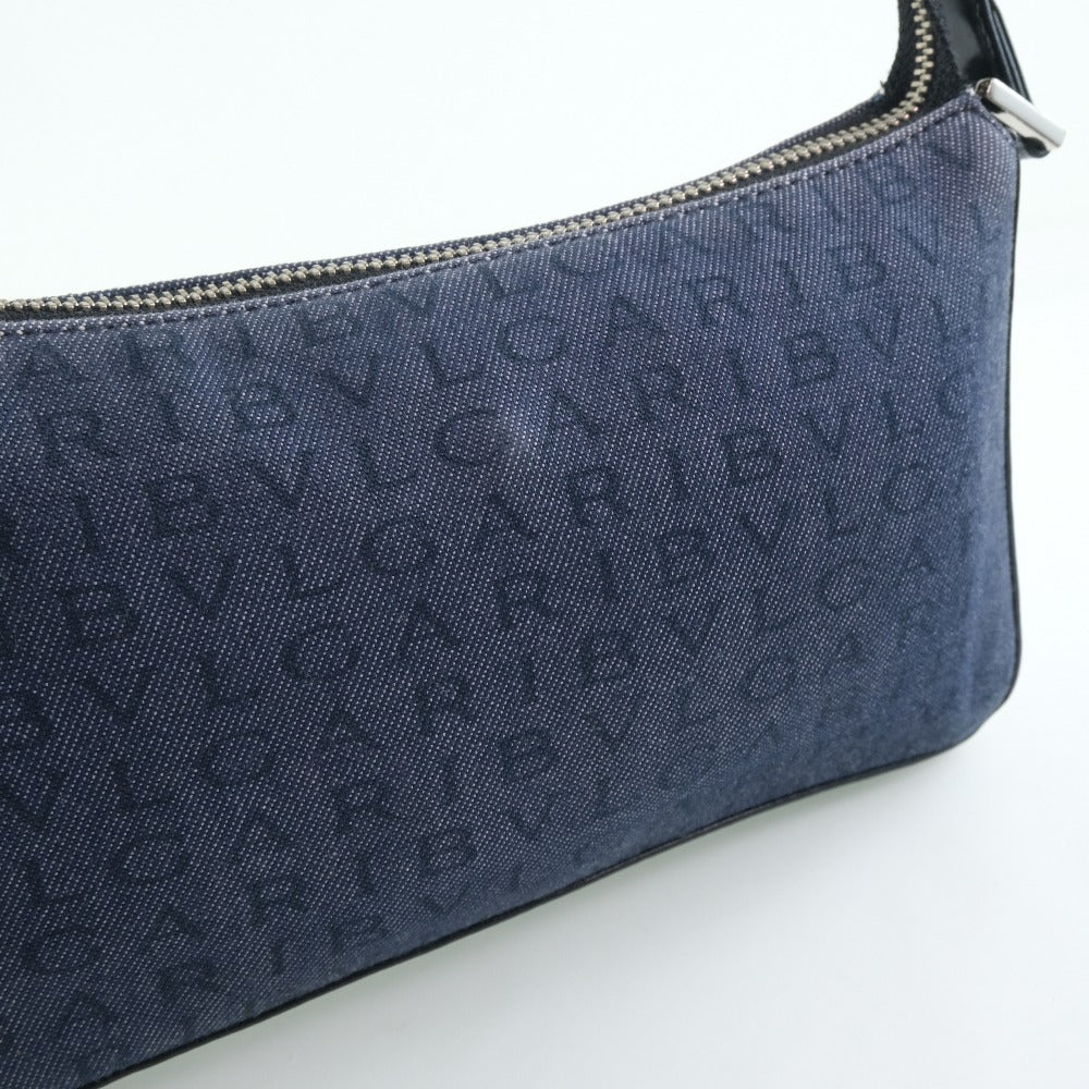 Bvlgari Denim Leather Shoulder Bag