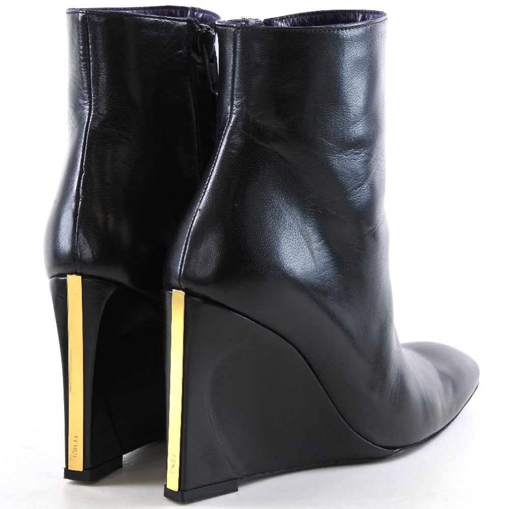 Fendi Calf Boots 604910 Black