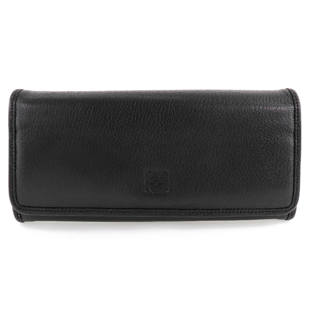 Loewe Black Calf Long Wallet