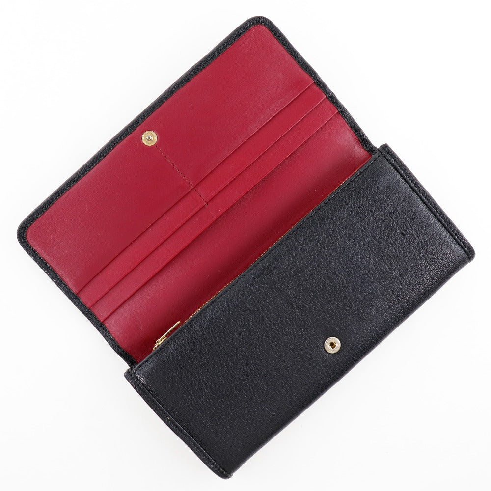 Loewe Black Calf Long Wallet