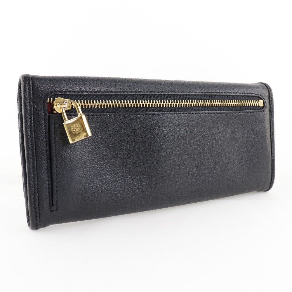 Loewe Black Calf Long Wallet