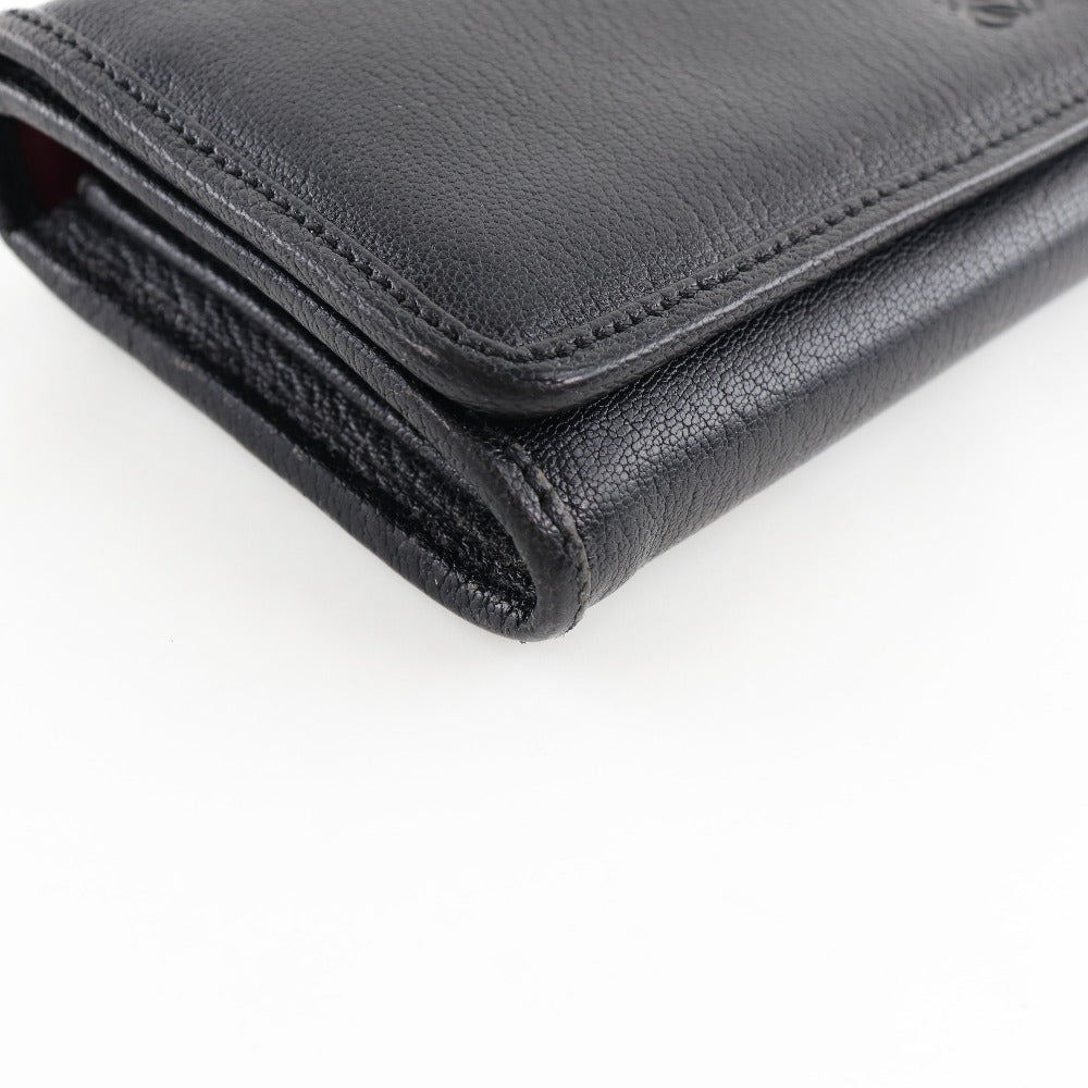 Loewe Black Calf Long Wallet