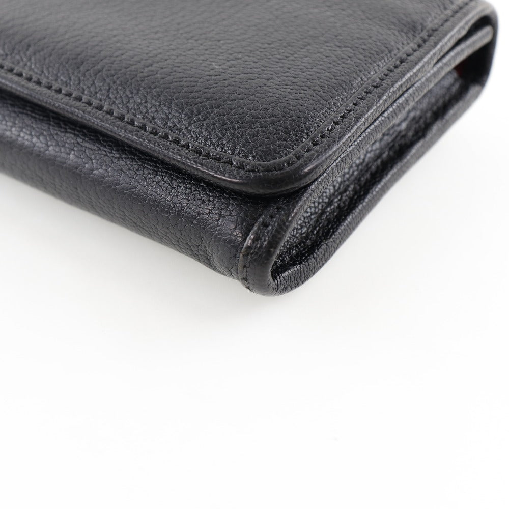 Loewe Black Calf Long Wallet