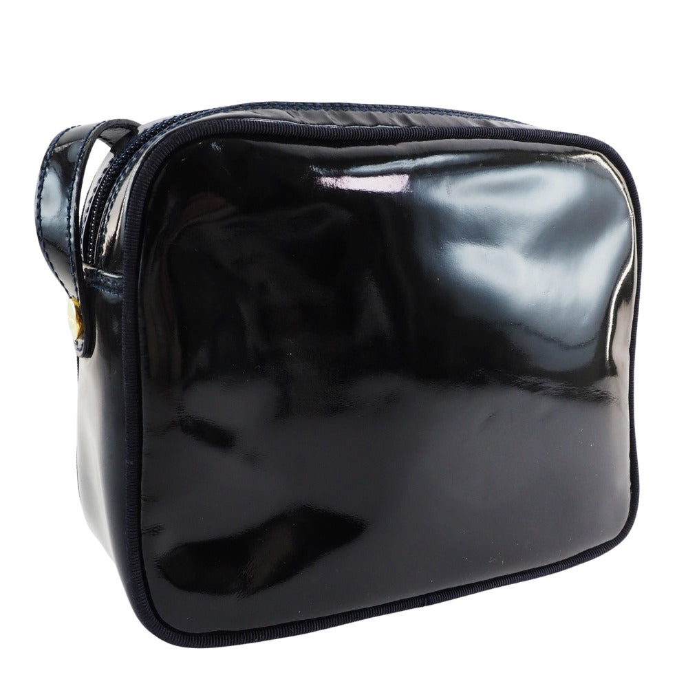 Salvatore Ferragamo Vara Patent Leather Shoulder Bag