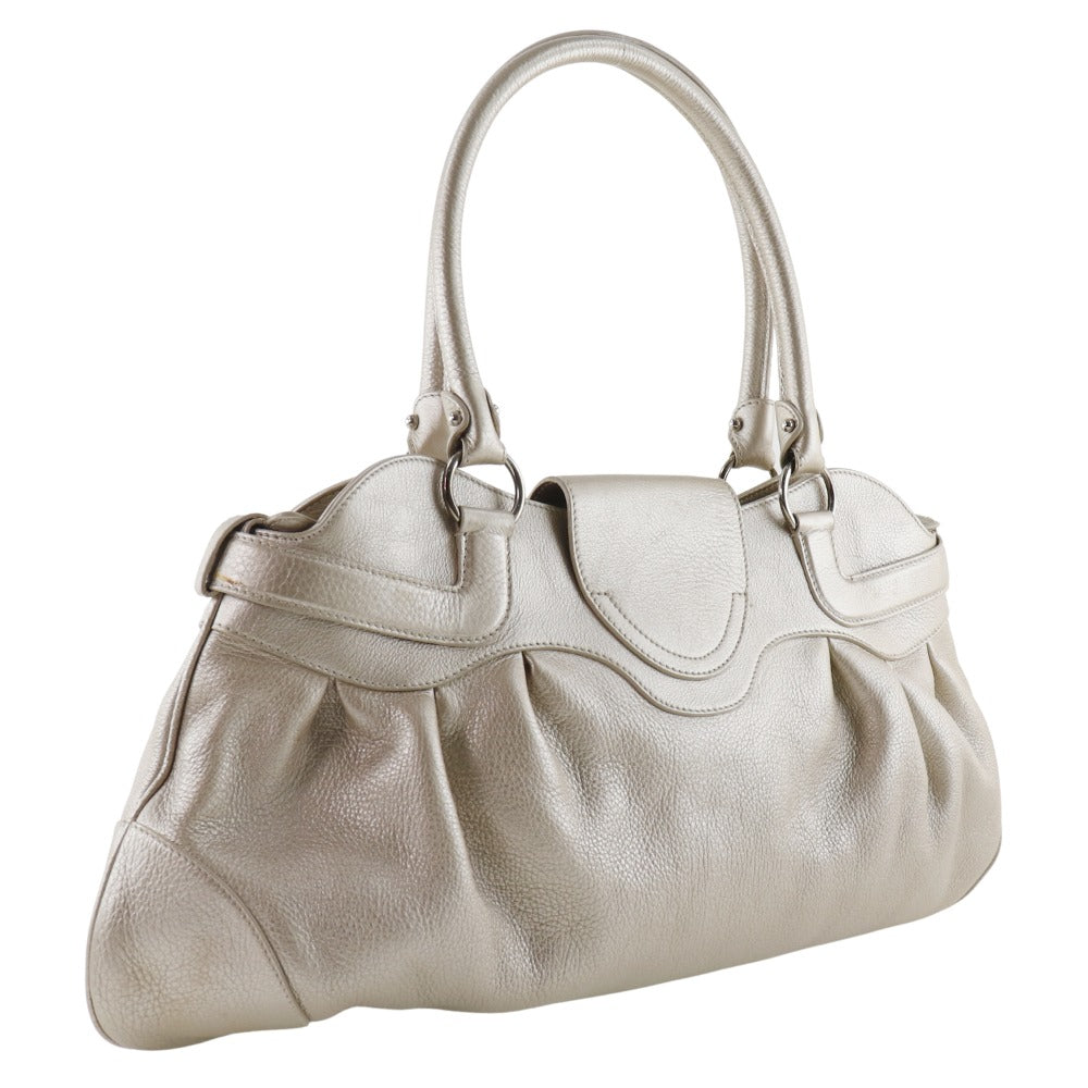 Salvatore Ferragamo Leather Handbag Gancini