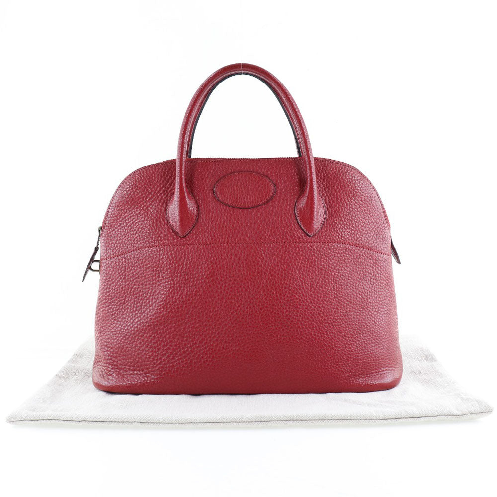 Hermes Bolide 35 Togo Handbag Red