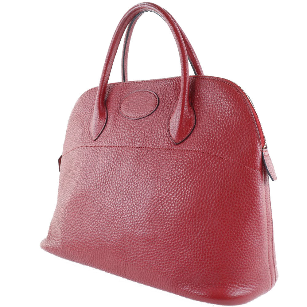 Hermes Bolide 35 Togo Handbag Red