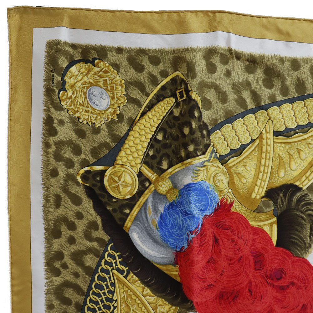 Hermes Silk Scarf Carre 90 Yellow