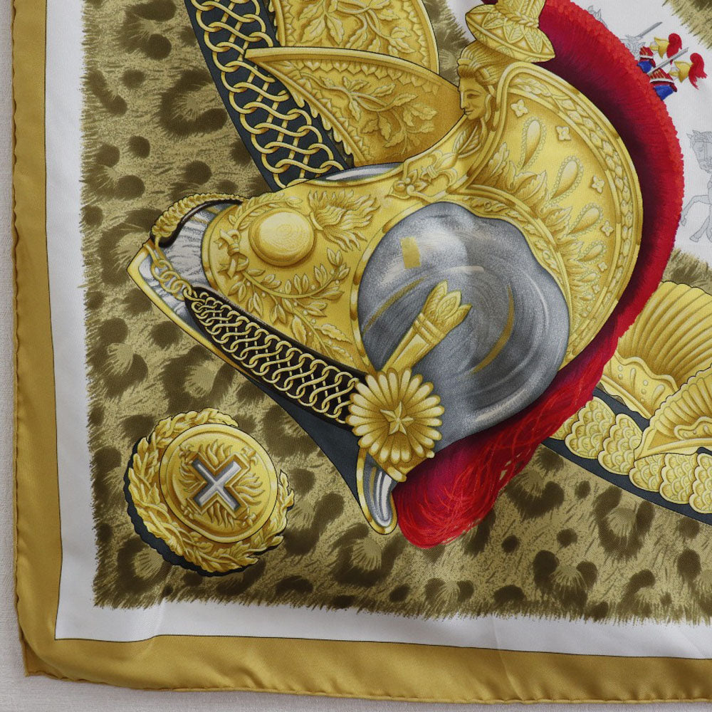 Hermes Silk Scarf Carre 90 Yellow