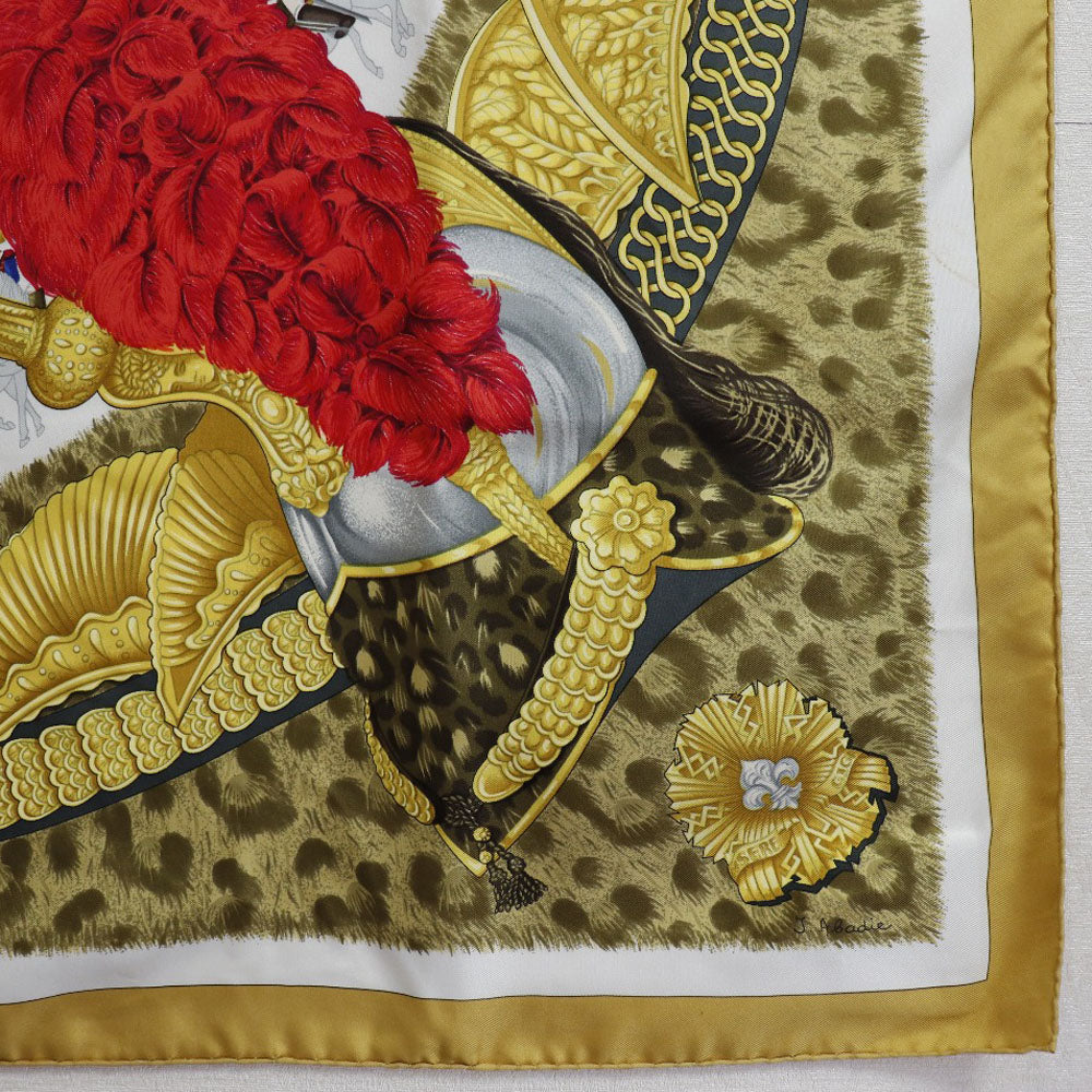 Hermes Silk Scarf Carre 90 Yellow