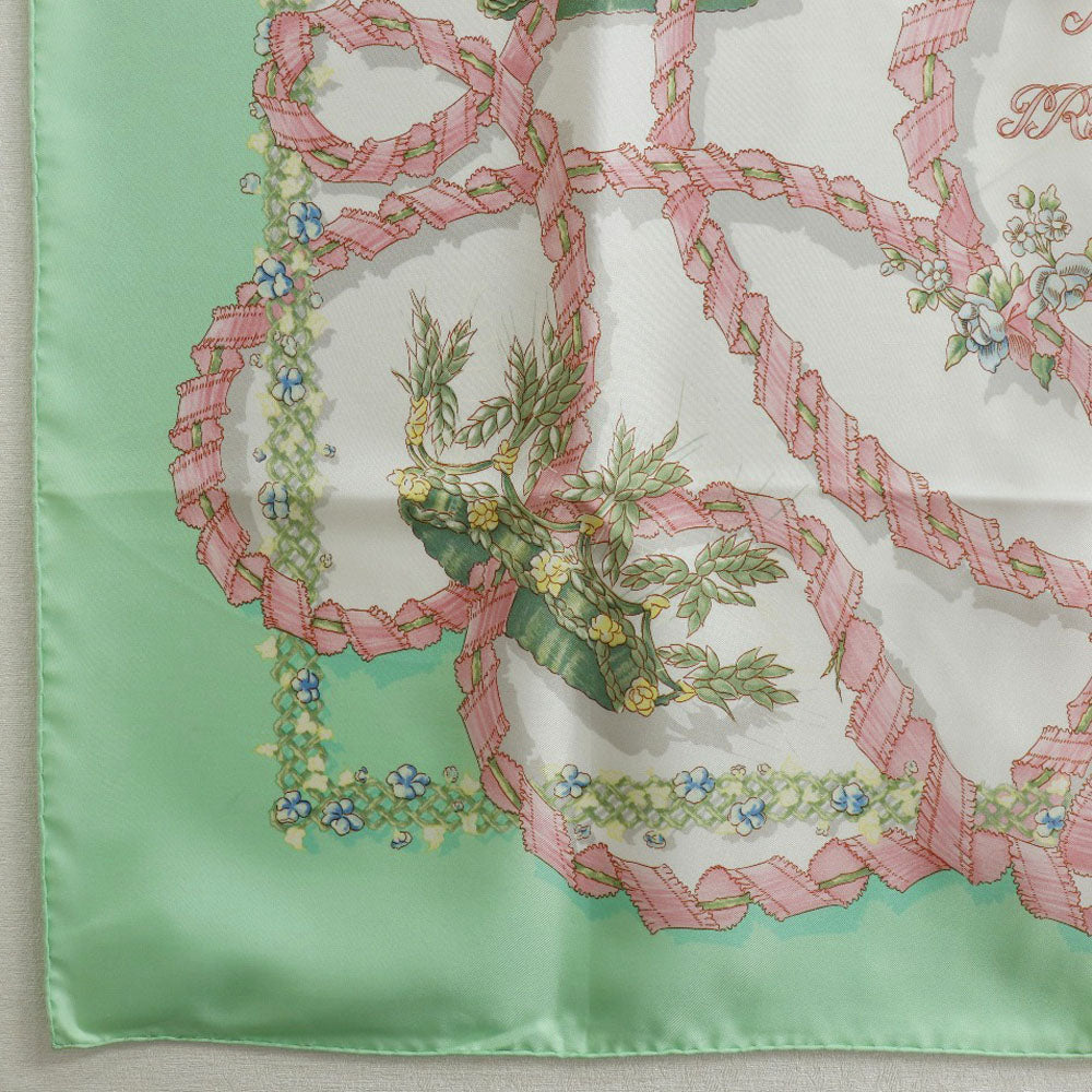 Hermes Silk Scarf 90cm Green