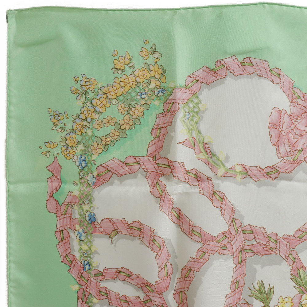 Hermes Silk Scarf 90cm Green