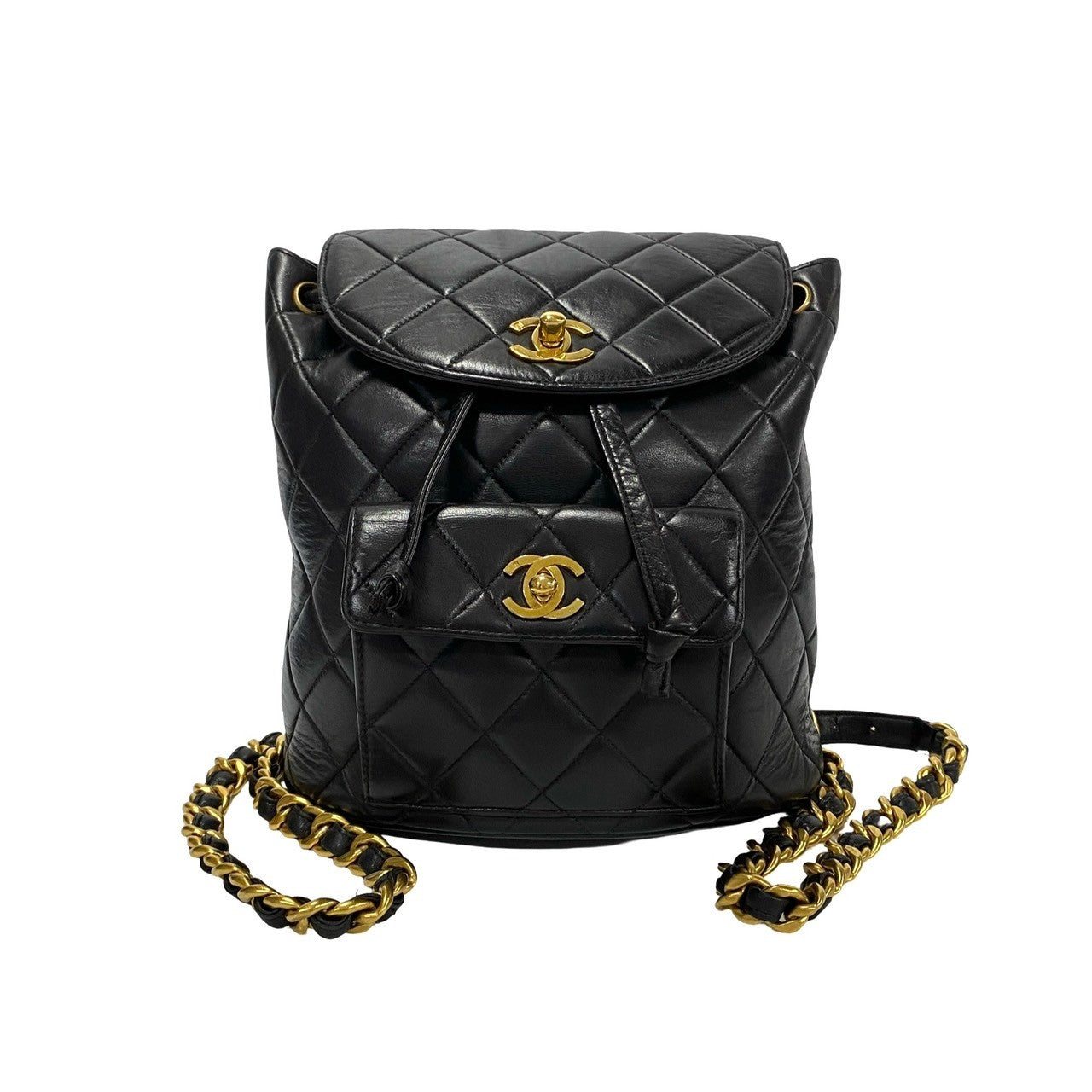 Chanel CC Duma Backpack Leather Backpack in Very Good Condition