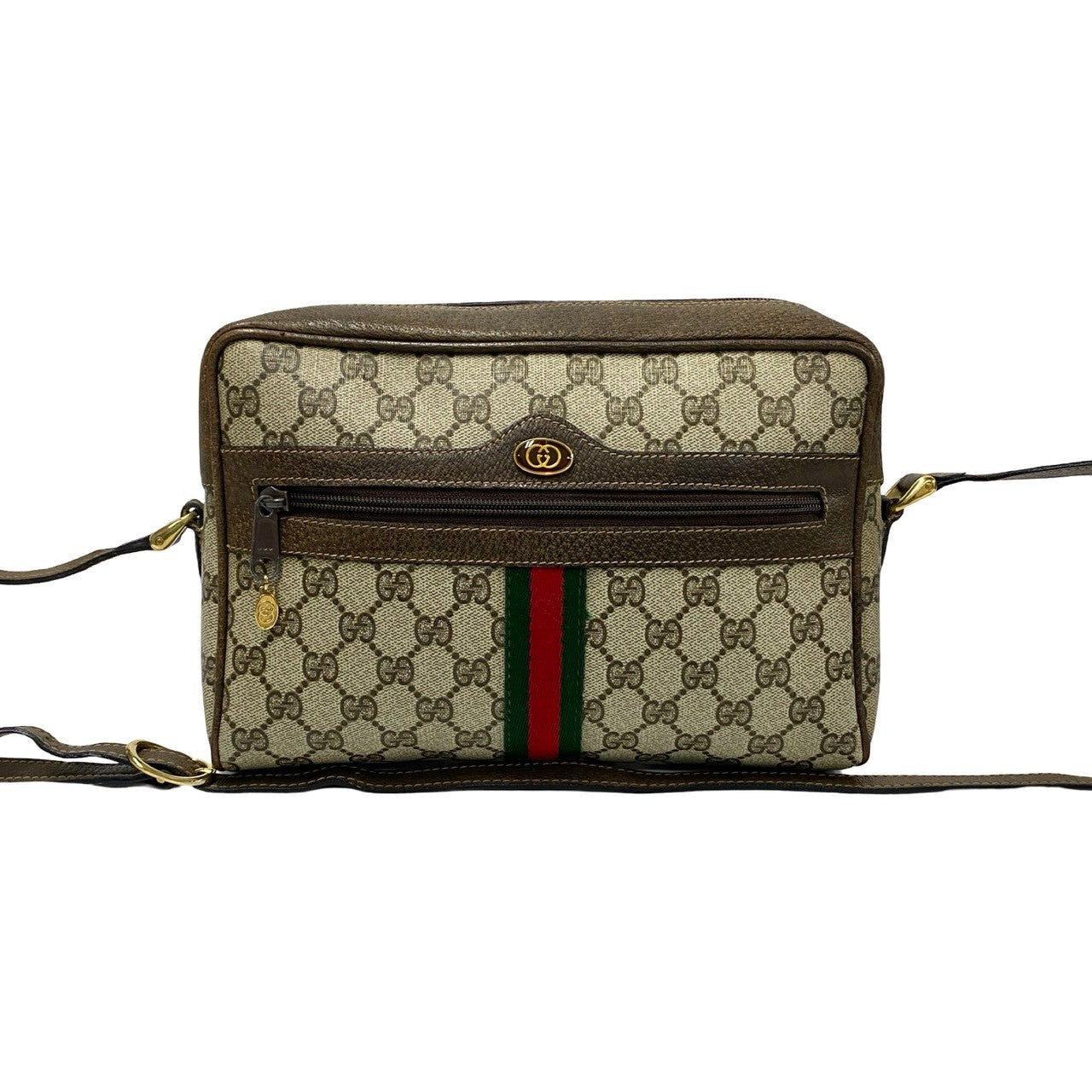 Gucci GG Supreme Crossbody Bag Canvas Crossbody Bag in Very Good Condition