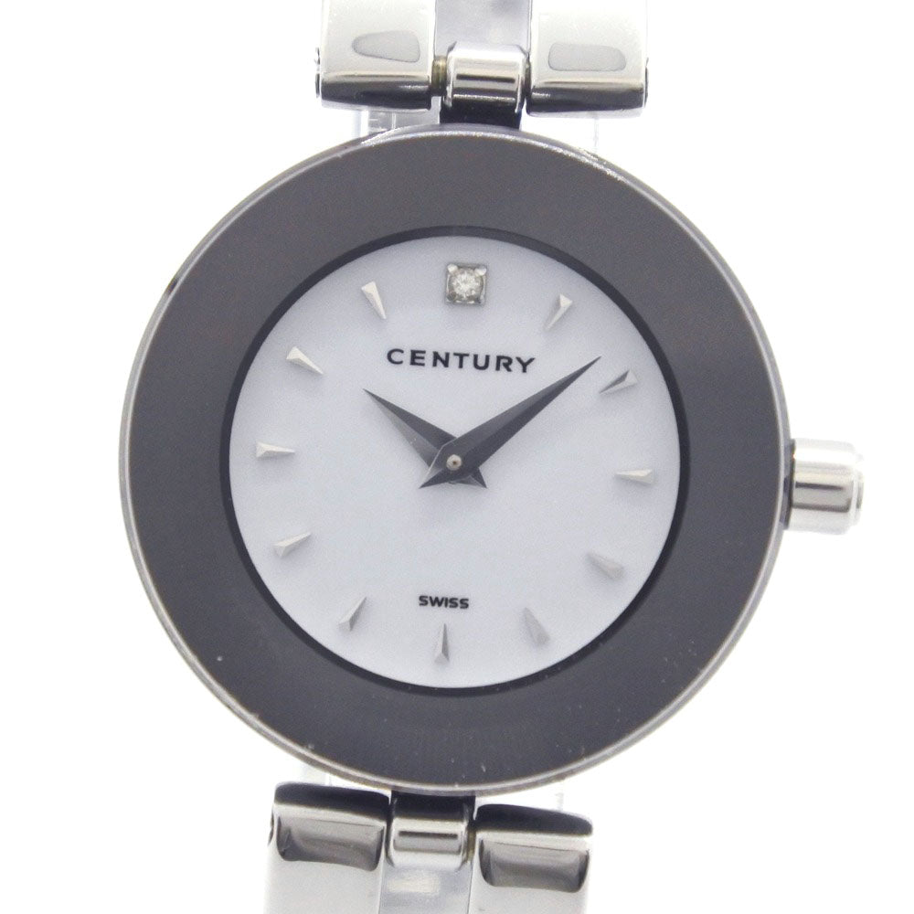 Century Time Gem Quartz Watch Stainless Steel