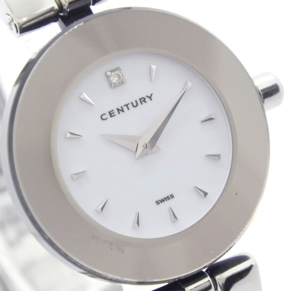 Century Time Gem Quartz Watch Stainless Steel