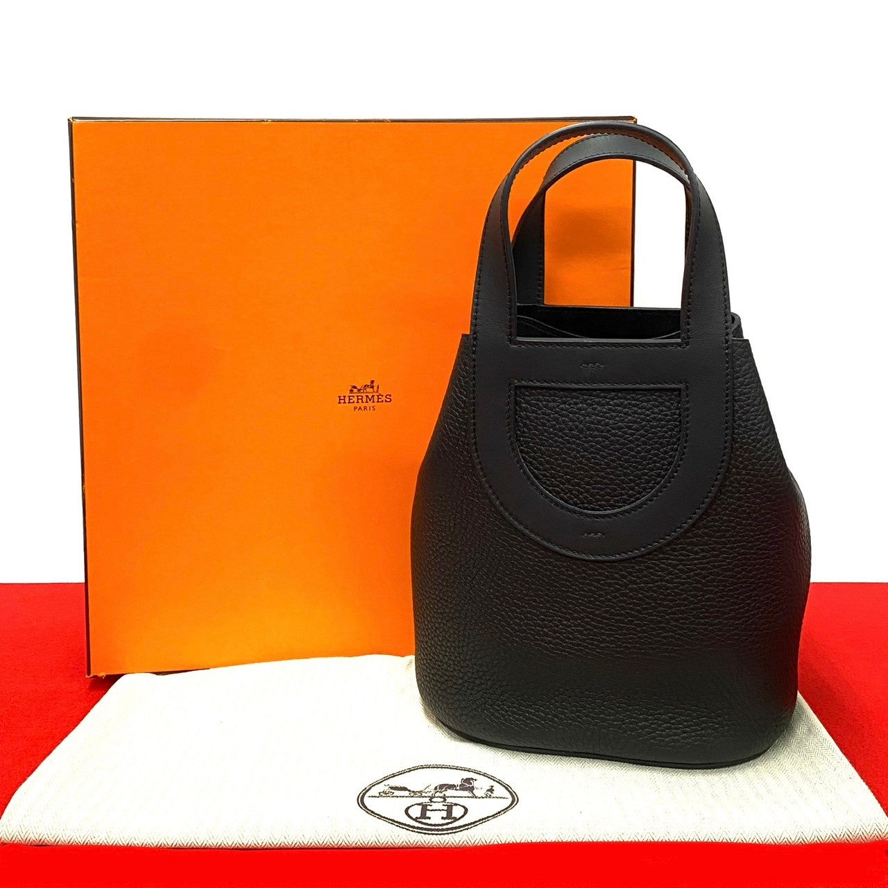 Hermes In the Loop 18 Mini Tote Bag Black