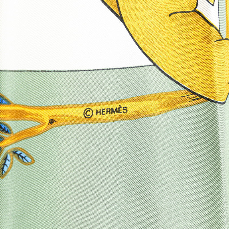 Hermes Silk Scarf Animal Alphabet