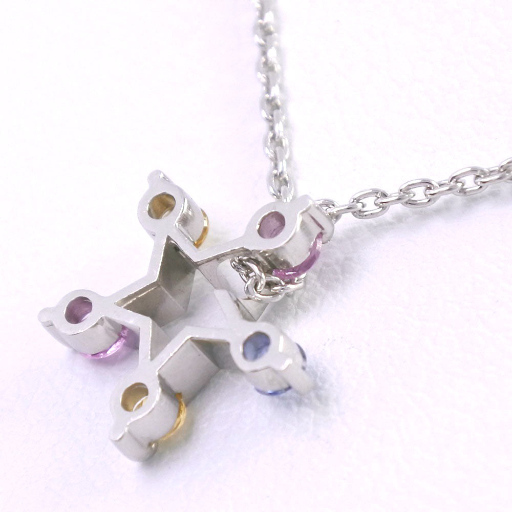 Star Jewelry Multi-Stone Necklace Pt950 Platinum