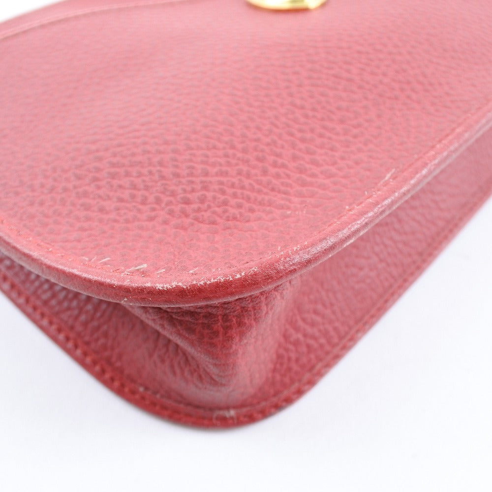 Dior Leather Clutch Bag Red