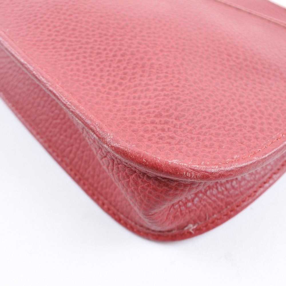 Dior Leather Clutch Bag Red