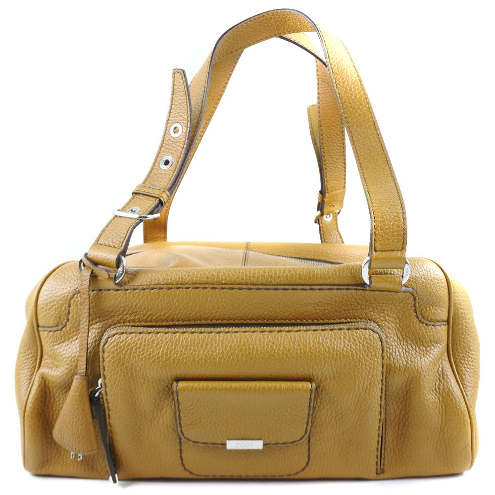 Tod's Leather Tote Bag Yellow