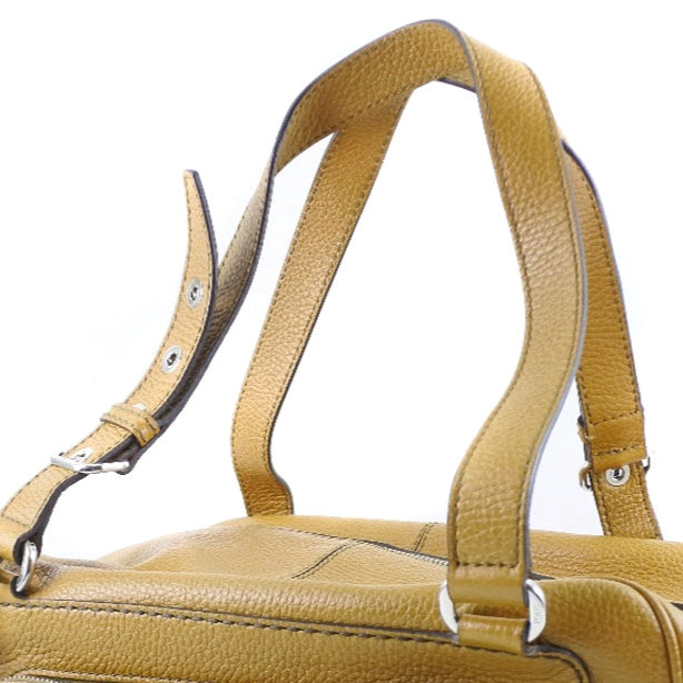 Tod's Leather Tote Bag Yellow