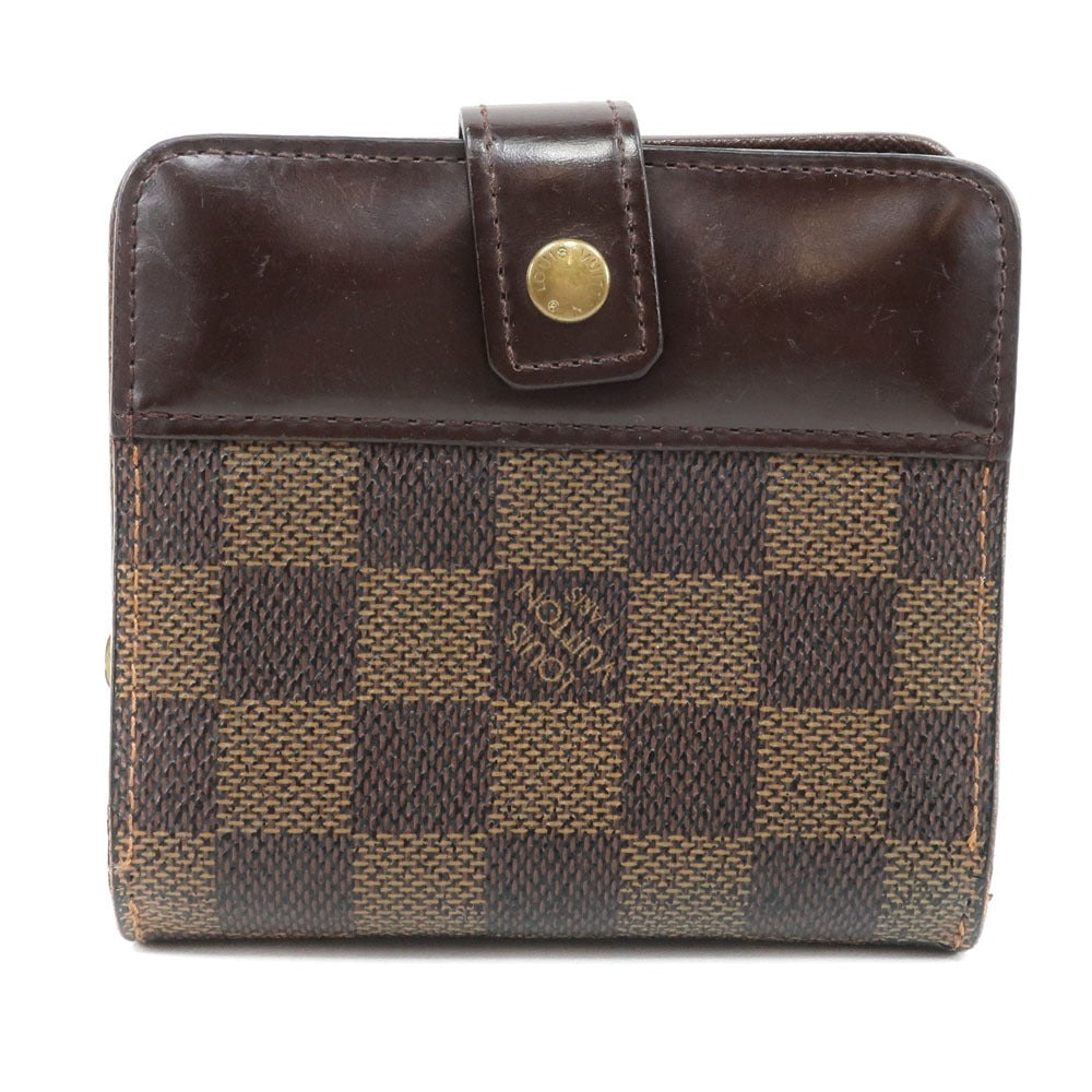 Louis Vuitton Damier Canvas Compact Zip Wallet N61668