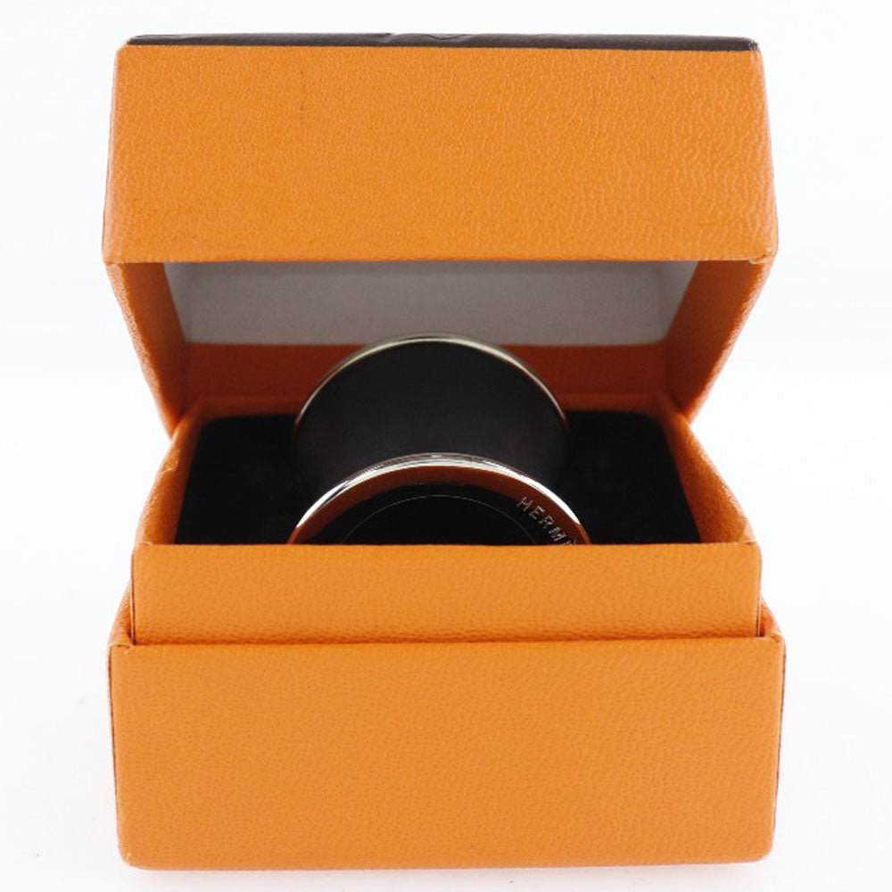 Hermes Metal Scarf Ring Black