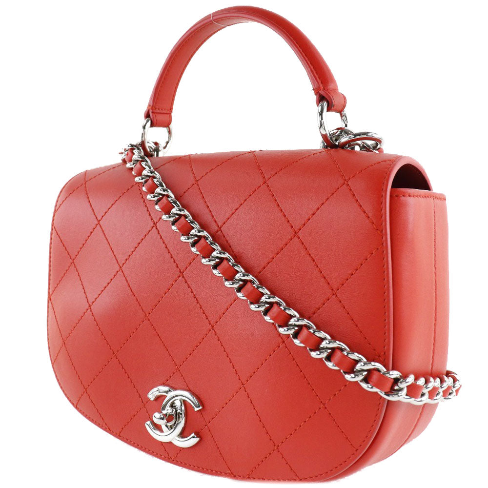 Chanel Chain Shoulder Bag Red