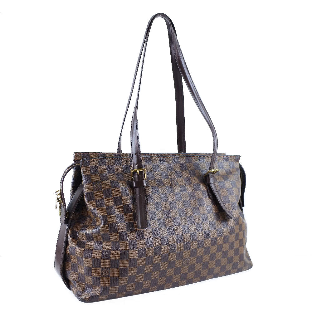 Louis Vuitton Chelsea Tote Bag Canvas Tote Bag N51119 in Good Condition