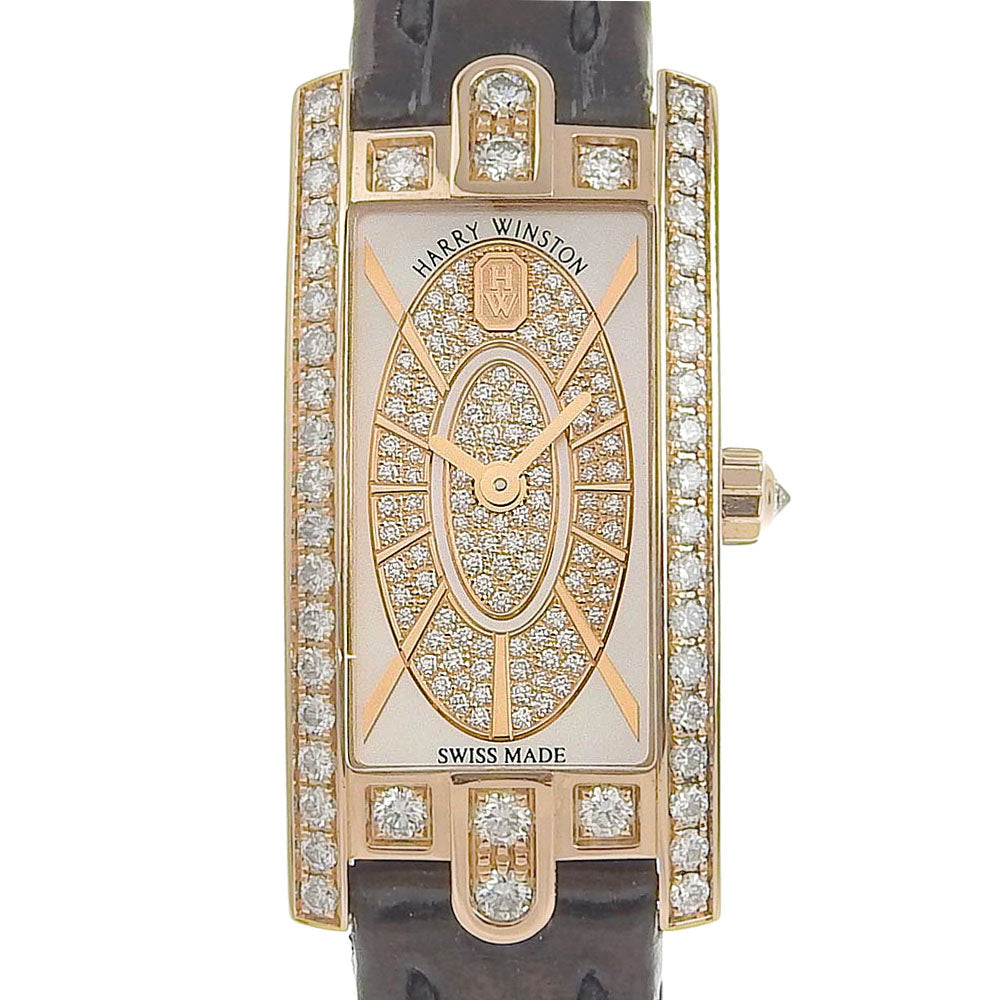 Harry Winston Avenue C Mini Diamond Quartz Watch