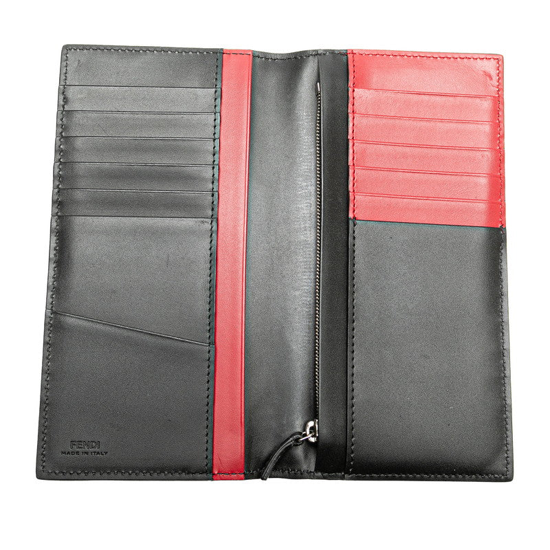 Fendi Shadow Leather Long Wallet 7M0355 in Very Good Condition