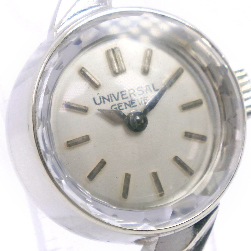 Universal Geneve Watch K14 White Gold Stainless Steel Manual