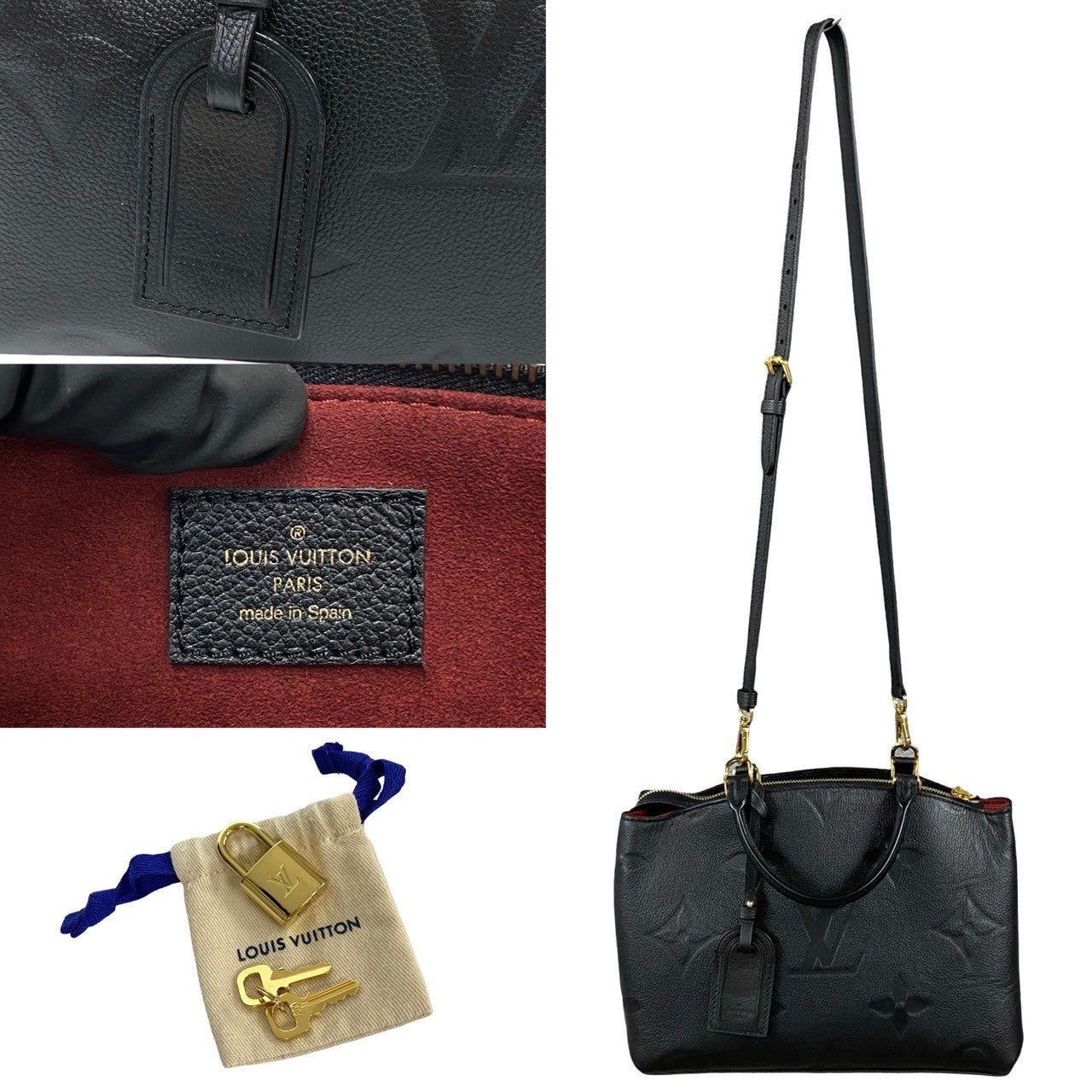 Louis Vuitton Monogram Leather 2way Bag