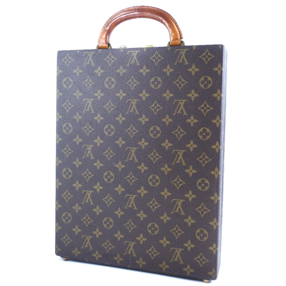 Louis Vuitton Monogram Crusher Attache Case Canvas Business Bag M53124 in Fair condition