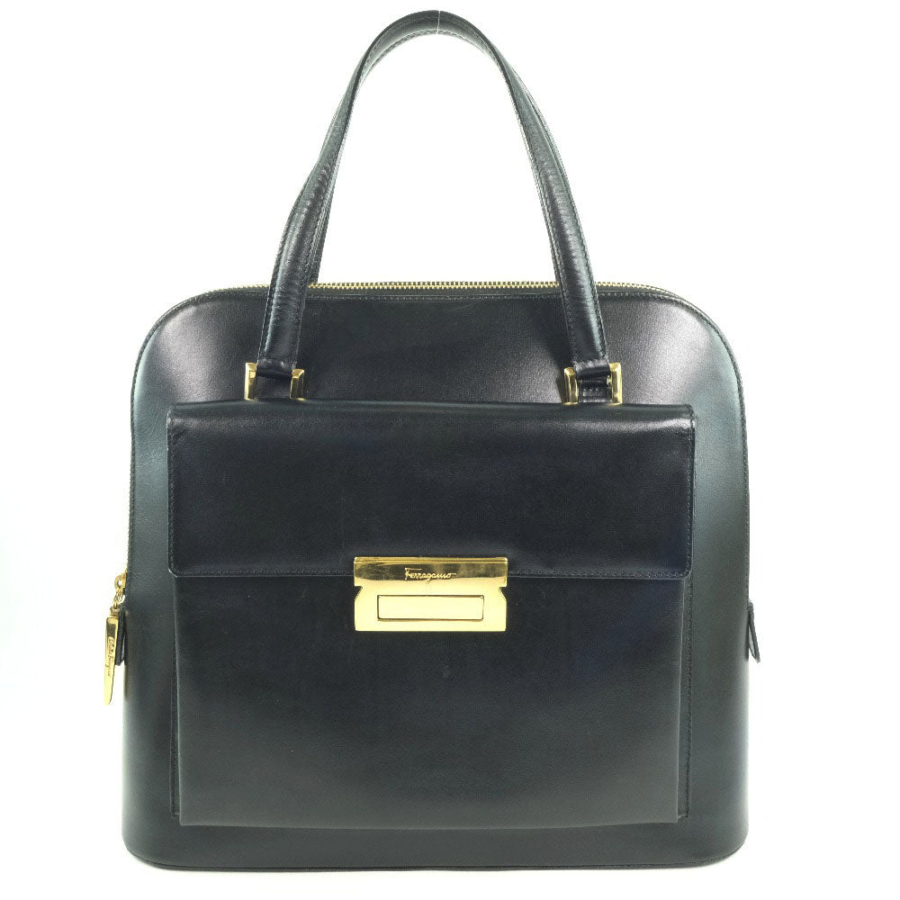 Salvatore Ferragamo Calf Leather Handbag