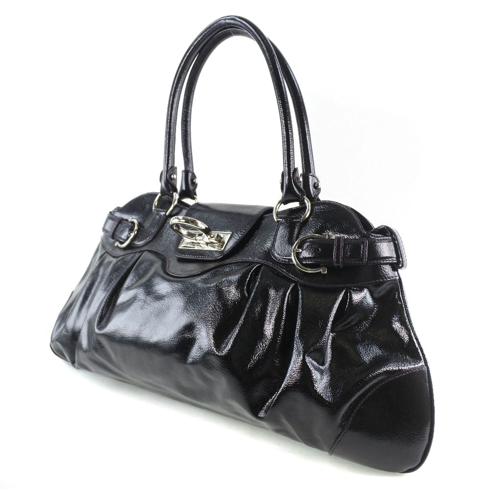 Salvatore Ferragamo Patent Leather Shoulder Bag