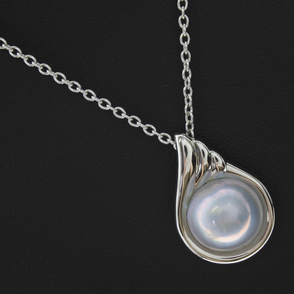 Tasaki Mabe Pearl Silver Necklace