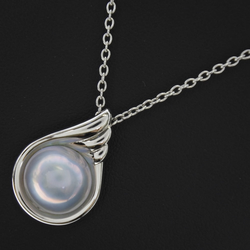 Tasaki Mabe Pearl Silver Necklace