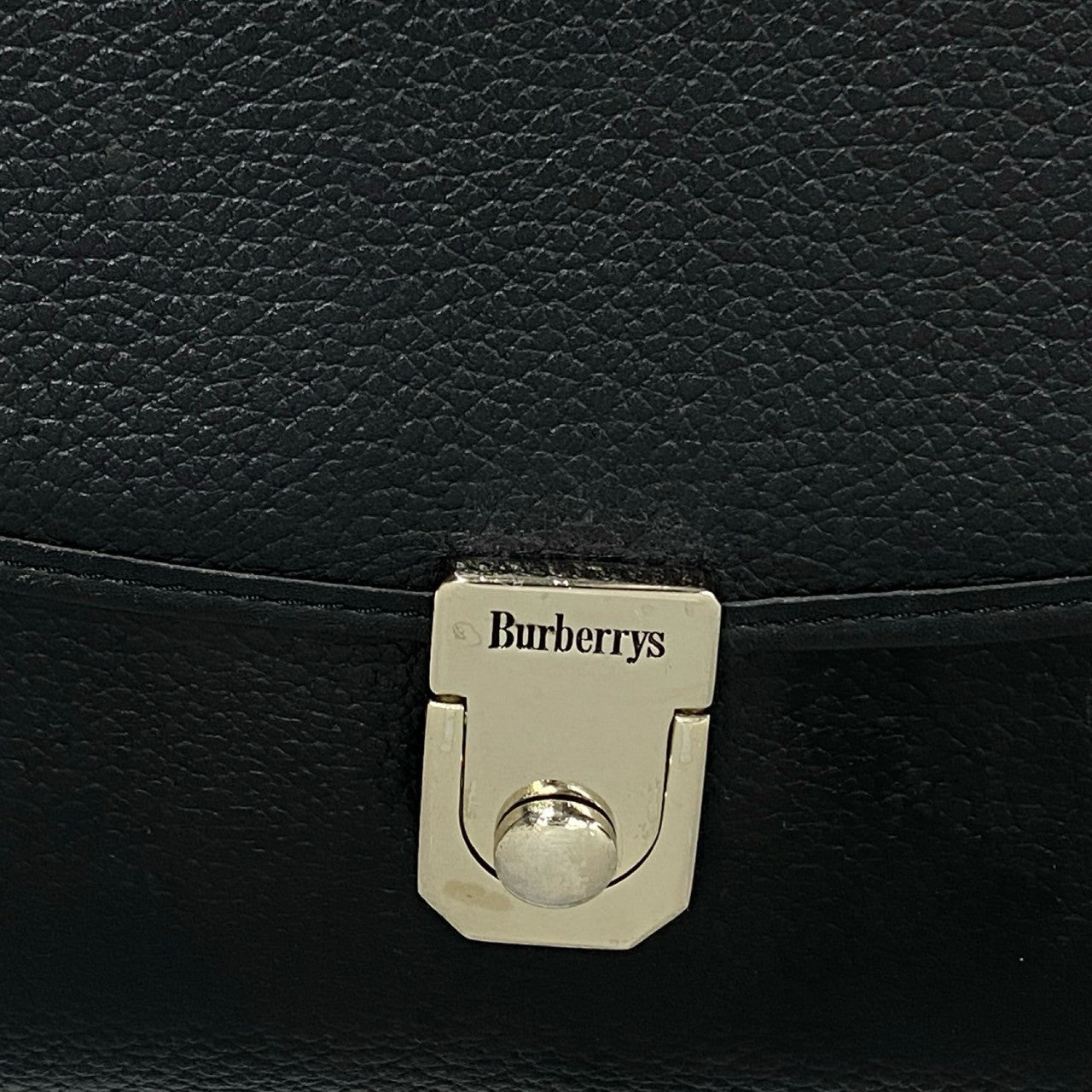 Burberry Vintage Leather Handbag Black