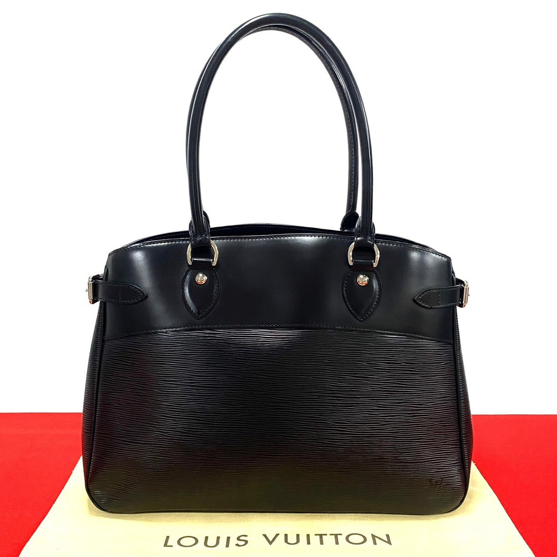 Louis Vuitton Epi Leather Passy PM Tote Black