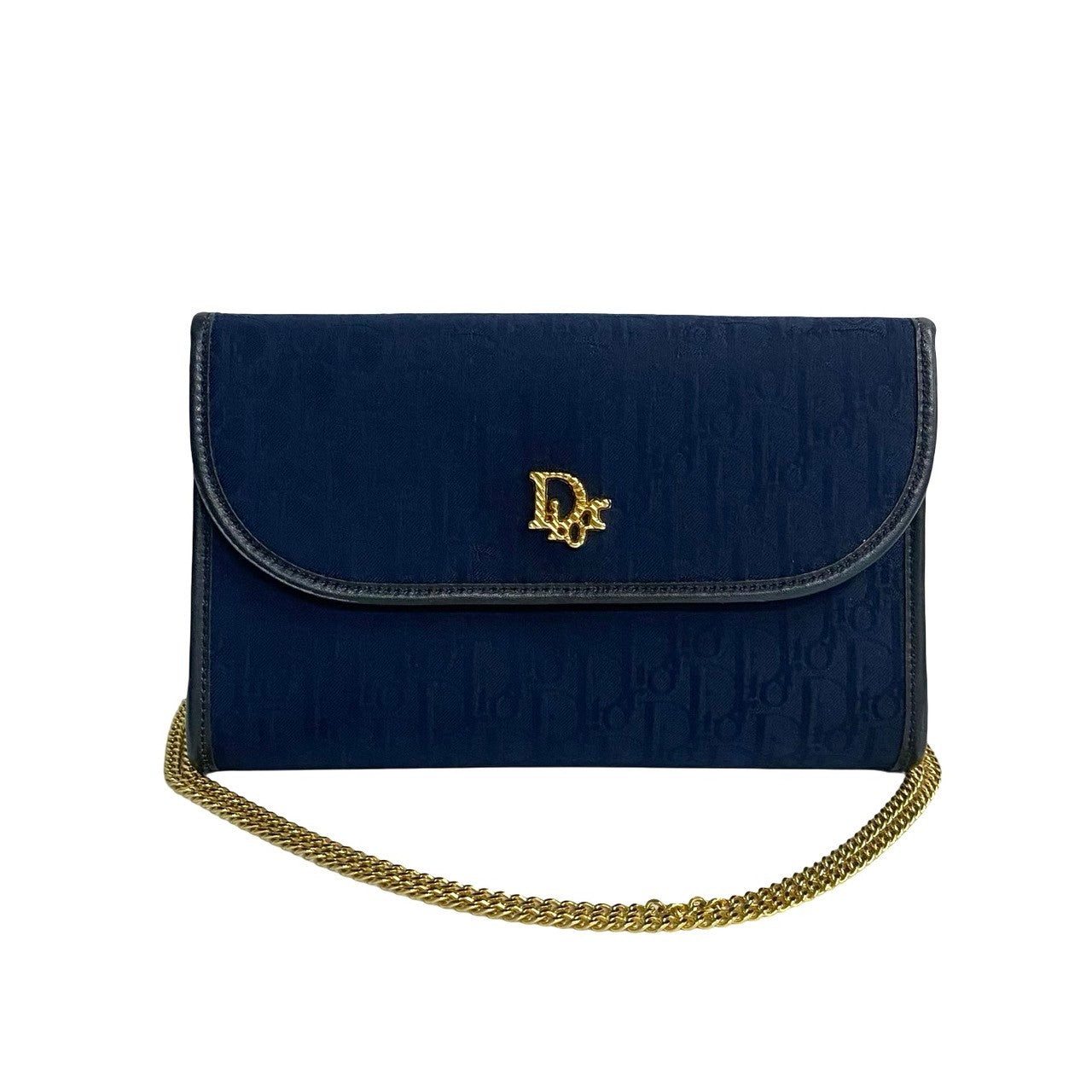 Dior Leather Canvas Trotter Mini Shoulder Bag