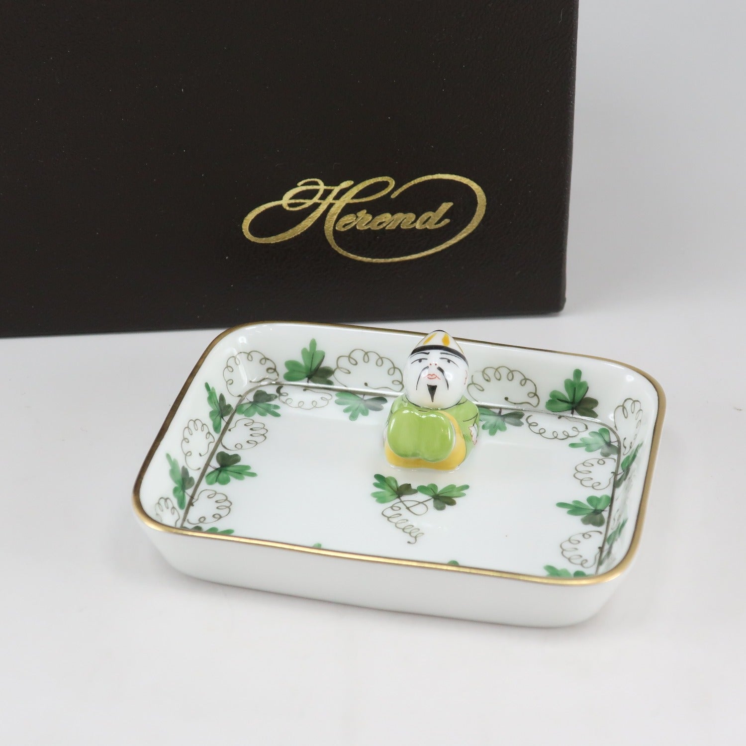 Herend Parsley Mandarin Oblong Tray Porcelain