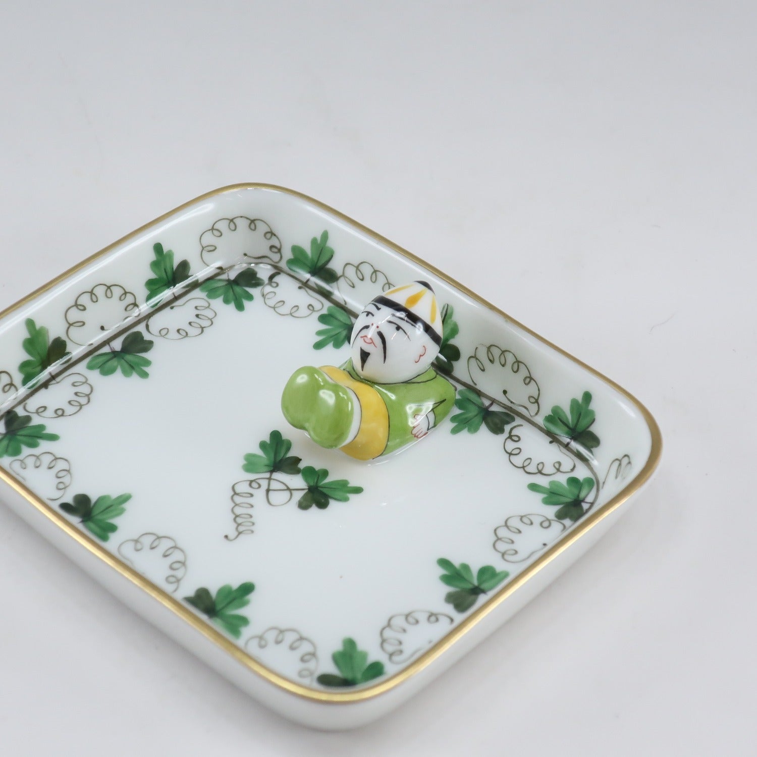 Herend Parsley Mandarin Oblong Tray Porcelain